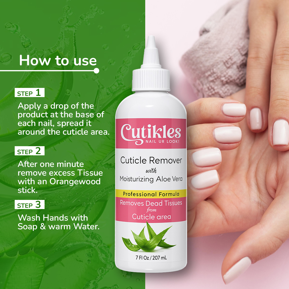 Cutikles Cuticle Remover – Instantly Removes Dead & Overgrown Cuticles | Professional-Grade Formula - 30ml/200ml - Image 2