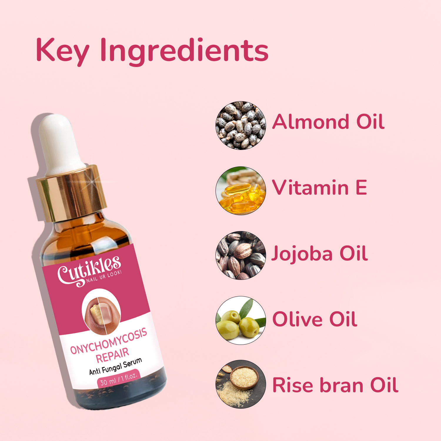 Cutikles Anti-Fungal Nail Serum – Growth, Repair & Shine (30ml) - Image 3