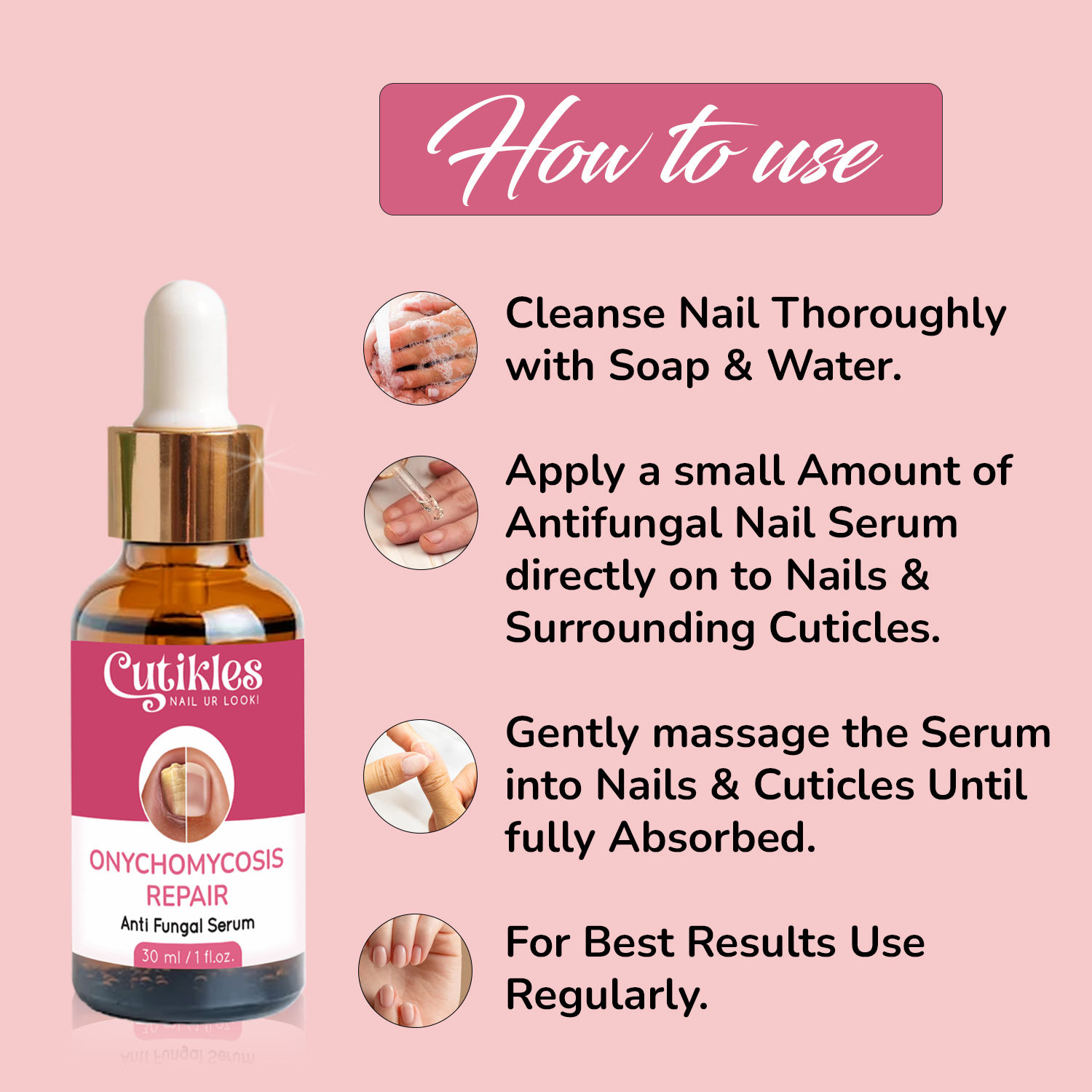 Cutikles Anti-Fungal Nail Serum – Growth, Repair & Shine (30ml) - Image 7